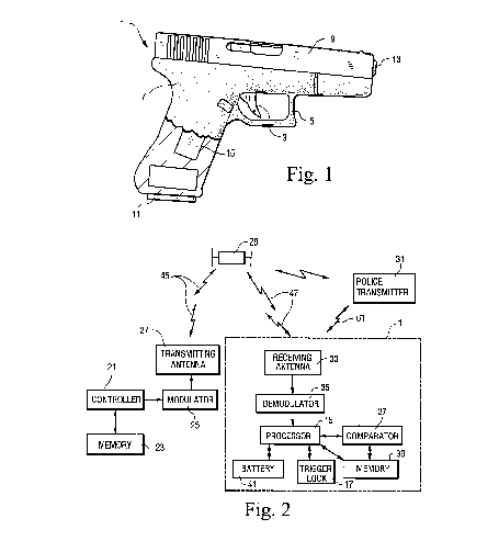 Firearm with Remote Safety System